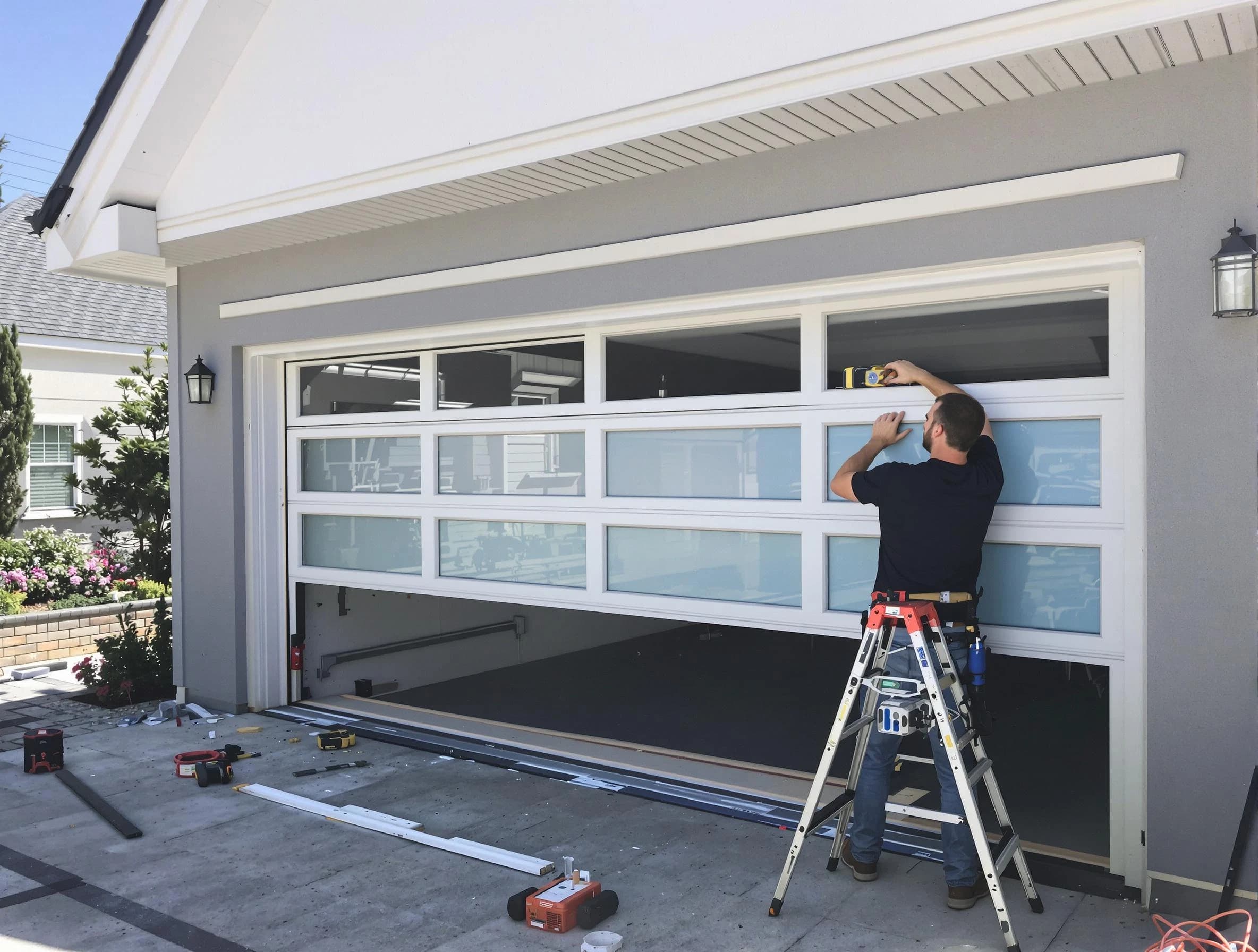Fruit Heights Garage Door Repair team performing garage door replacement in Fruit Heights