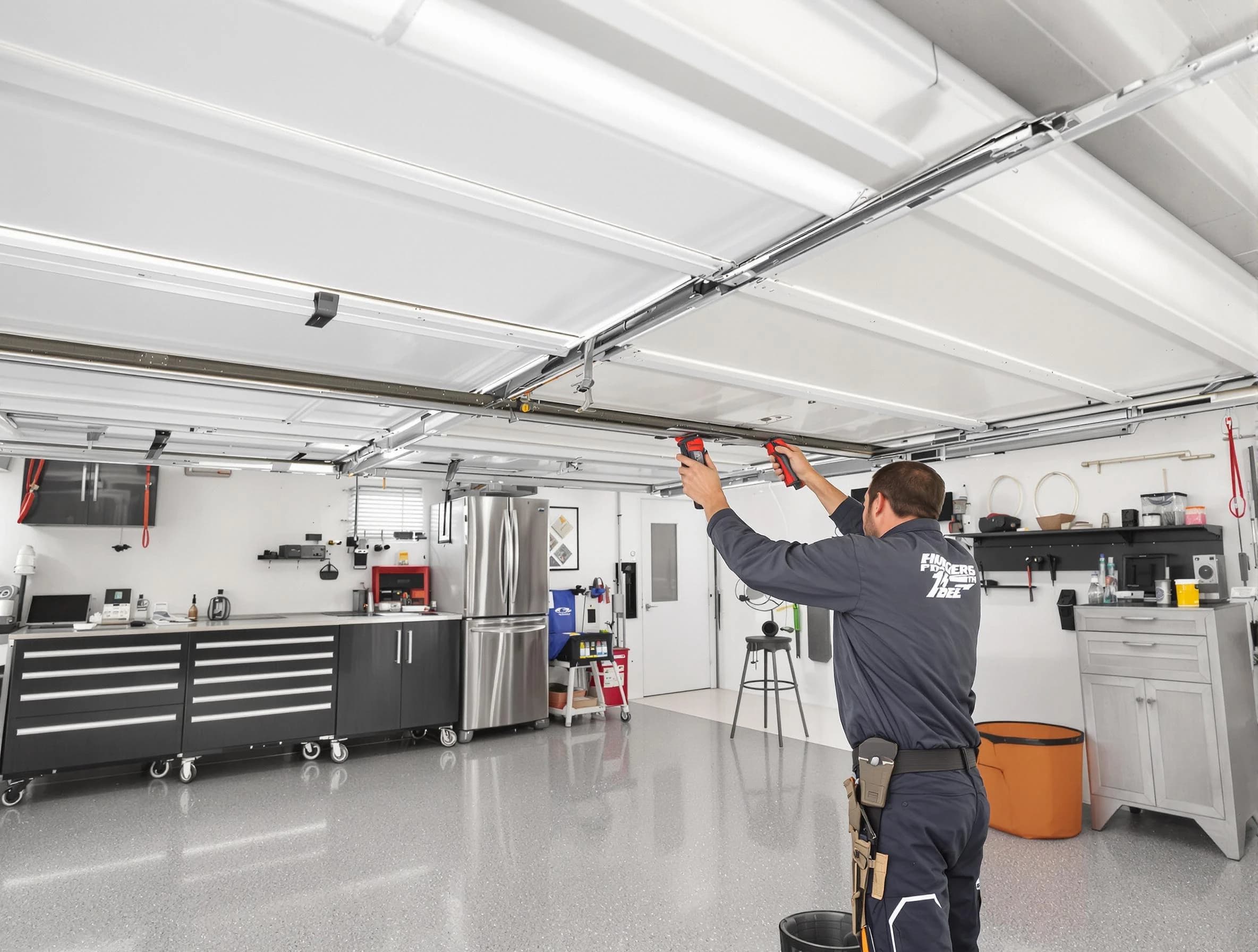 Overhead garage door repair service by Fruit Heights Garage Door Repair in Fruit Heights