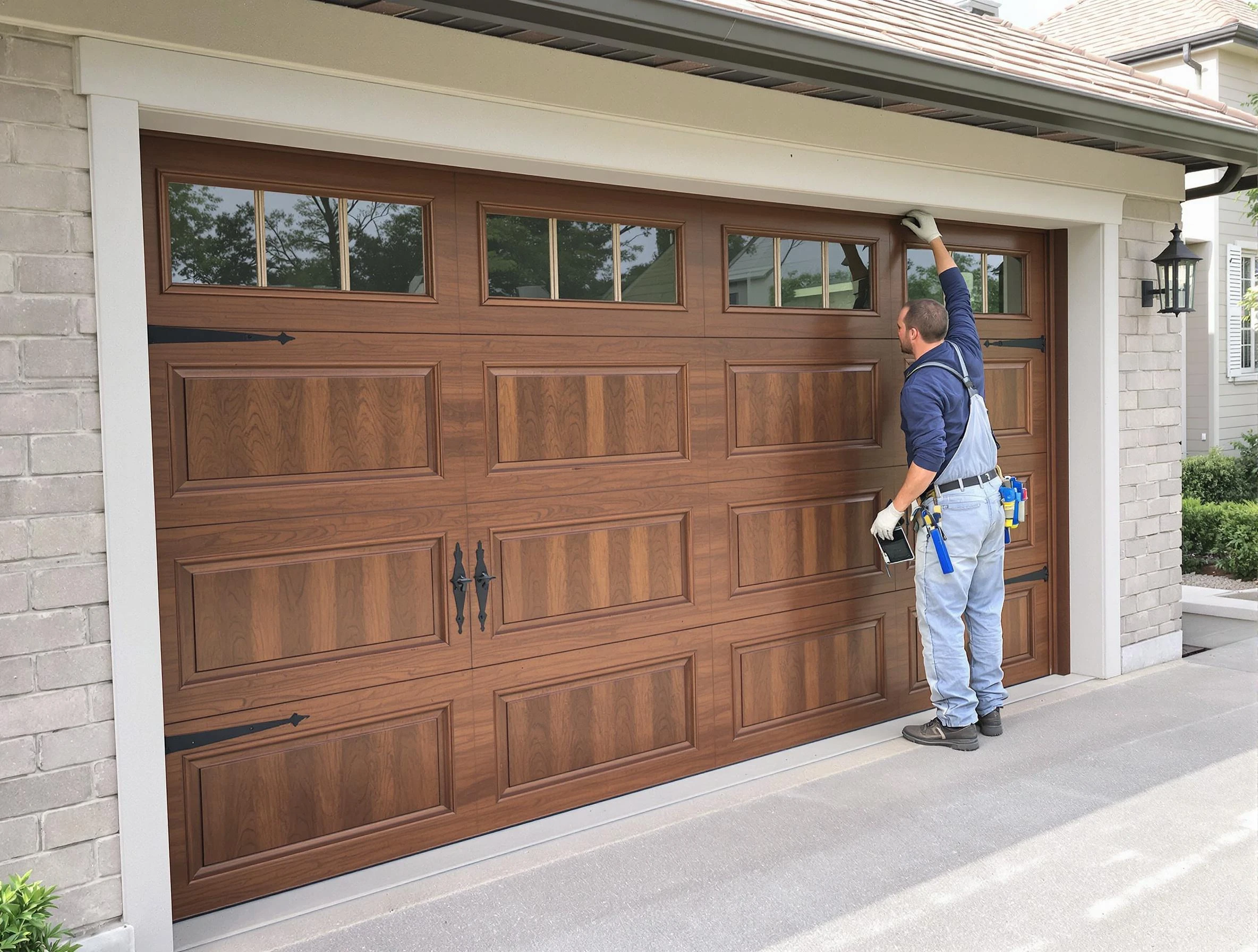 Custom garage door showcase by Fruit Heights Garage Door Repair in Fruit Heights
