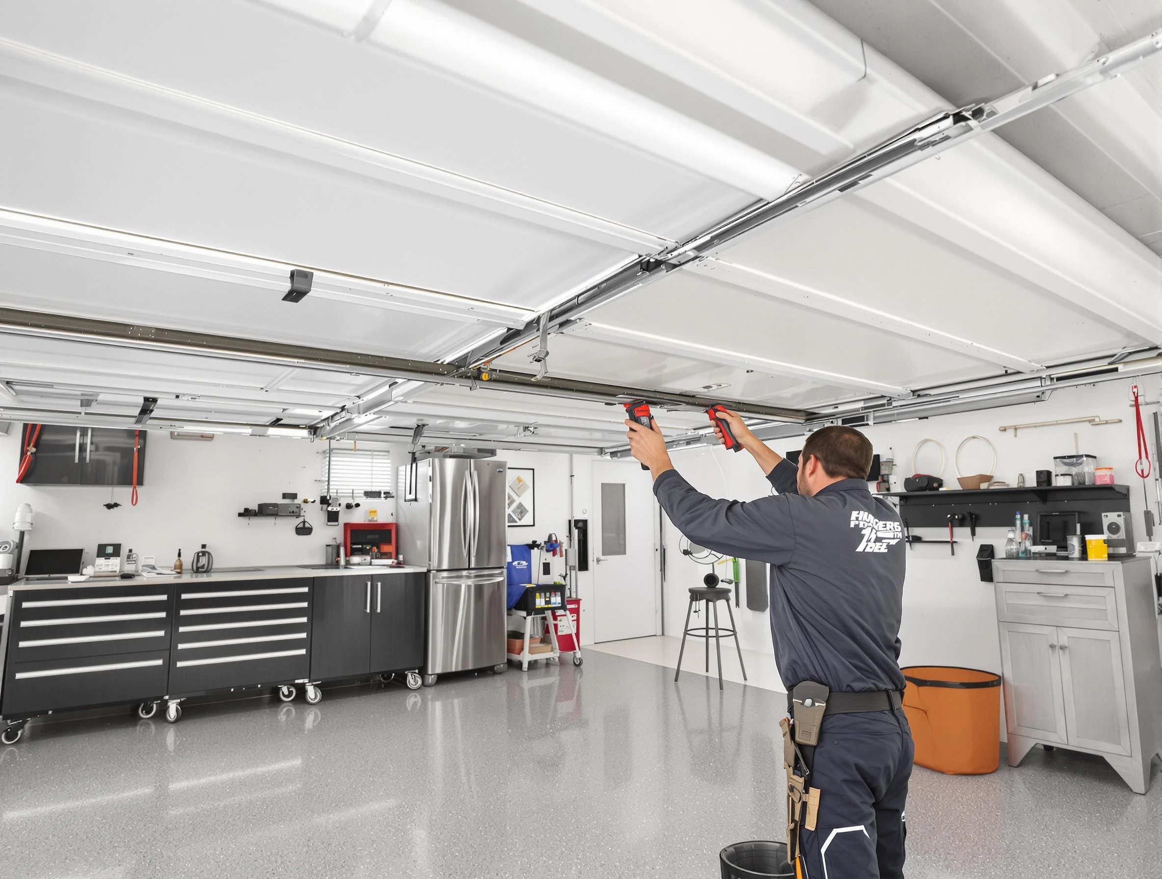 Overhead garage door repair service by Fruit Heights Garage Door Repair in Fruit Heights